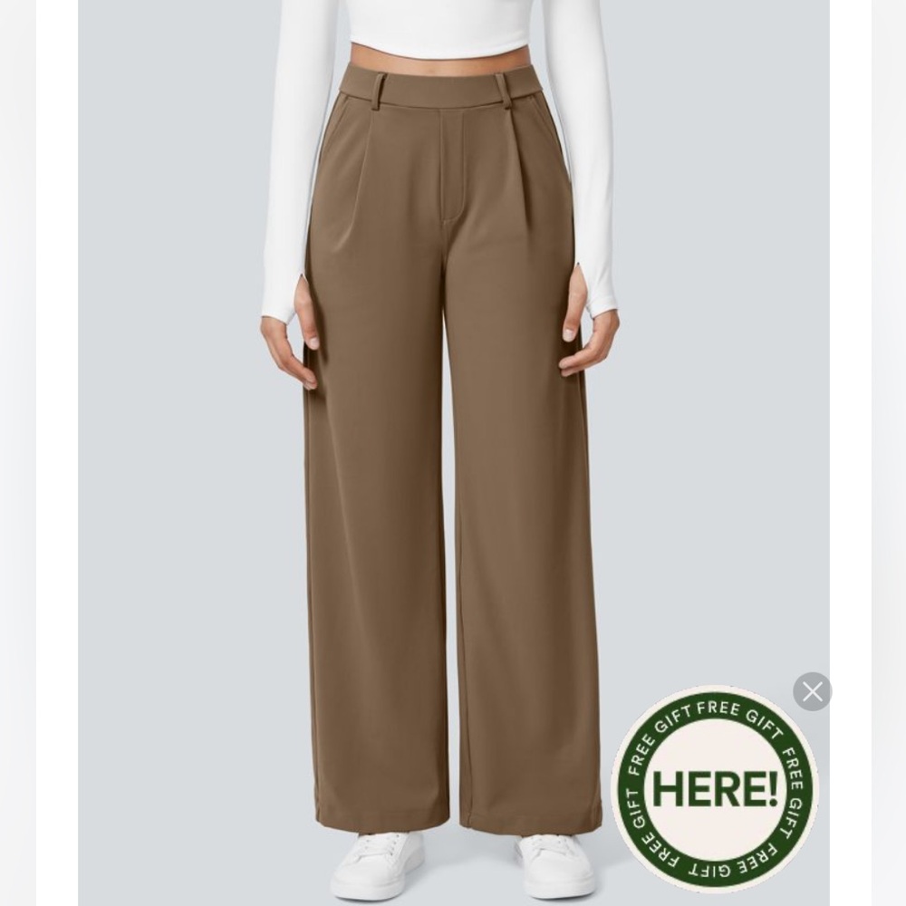 Halara dress pants color sepia size small extra tall